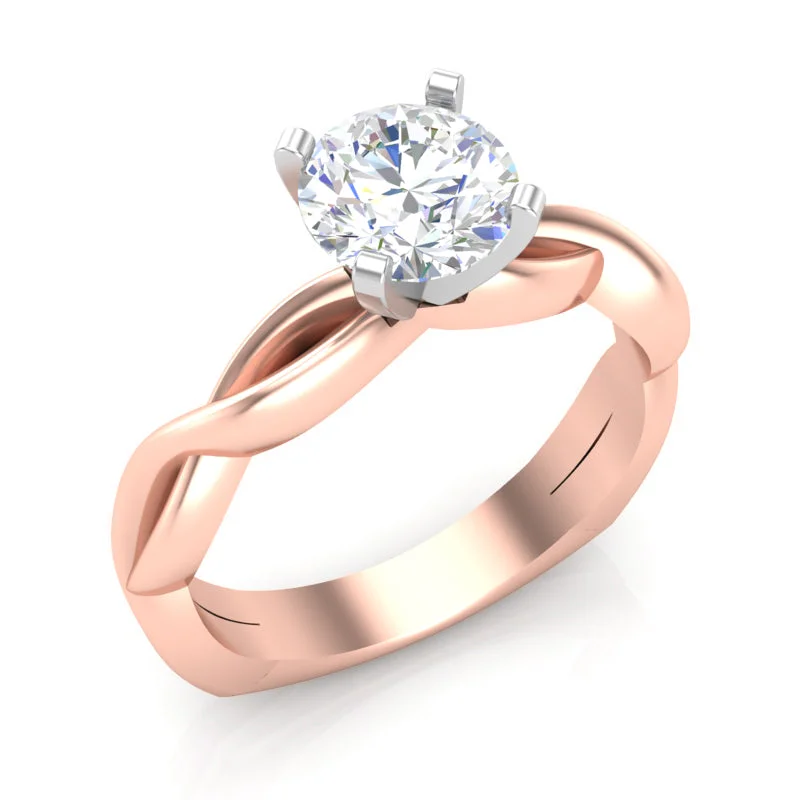 Diamond Solitaire Engagement Ring Luminar LS8249 1.00 ctw Lab Center