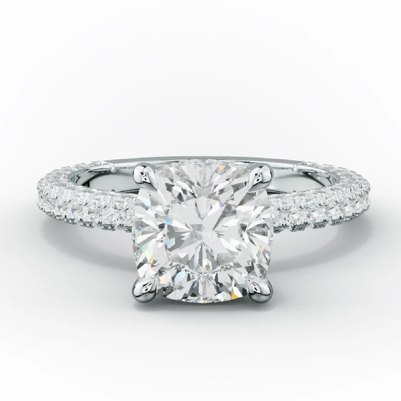 Aurora Cushion Diamond Engagement Ring