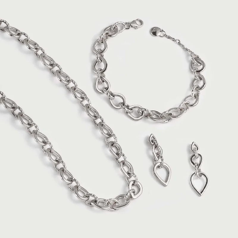 Love Link Necklace + Love Link Bracelet + Love Link Drop Earrings