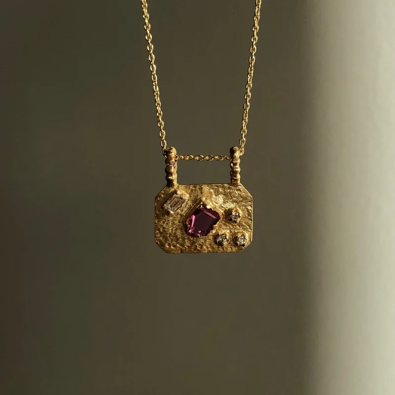 Women's necklaces festive-Medley Pendant No. 8 Necklace (Octagon), Solid Gold | ONE-OF-A-KIND