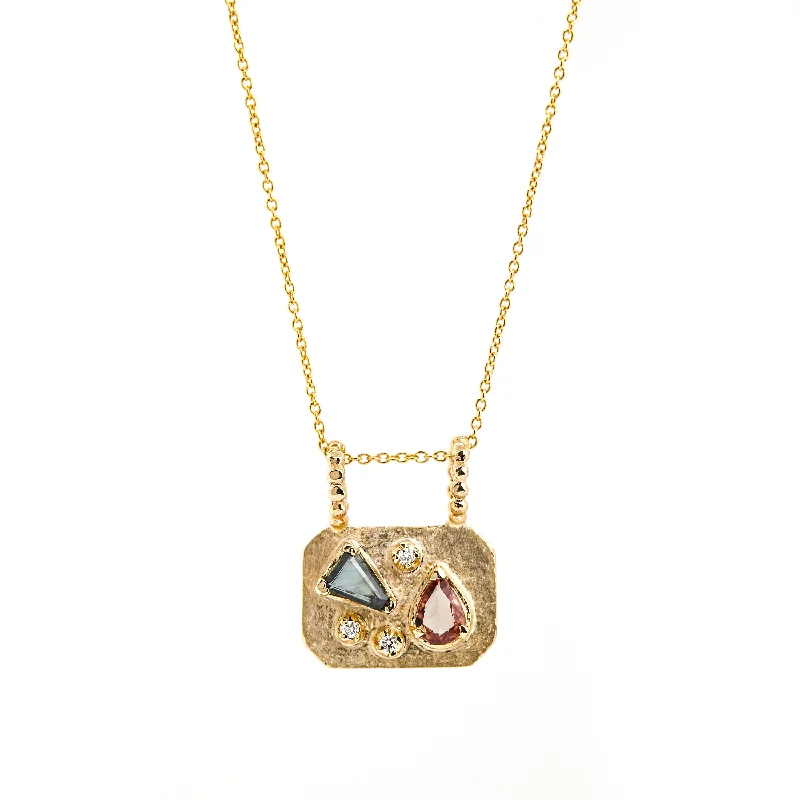 Women's necklaces sleek-gold-Medley Pendant No. 1 Necklace (Octagon), Solid Gold | ONE-OF-A-KIND