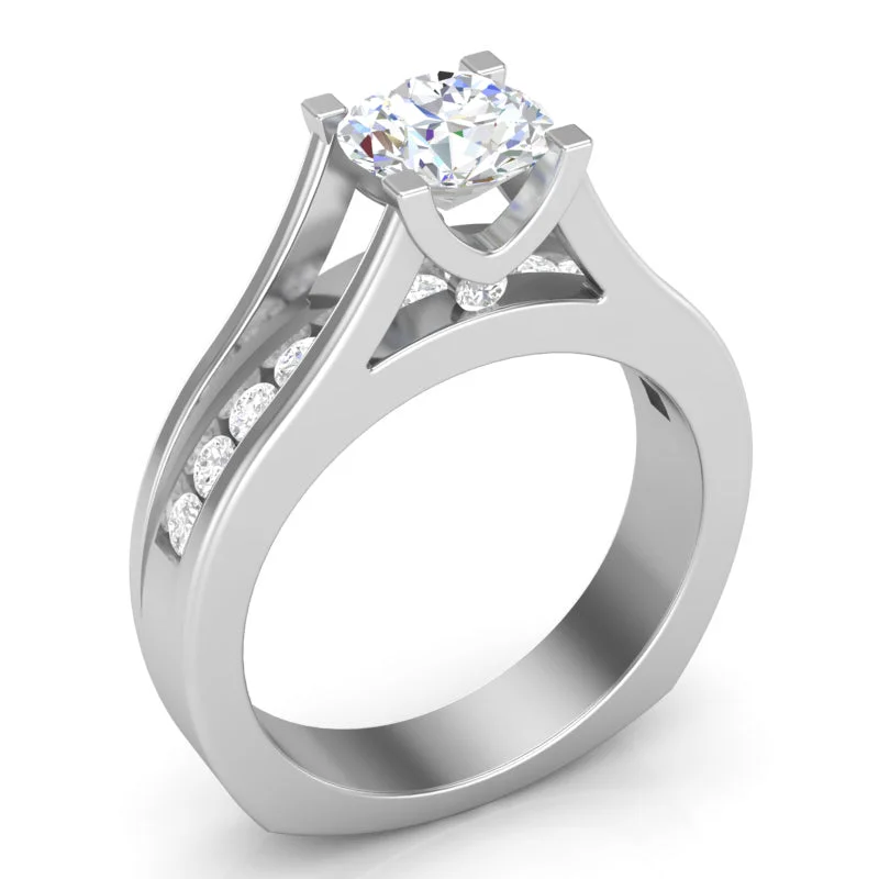 Diamond Engagement Ring Luminar L6852 1.50 ctw