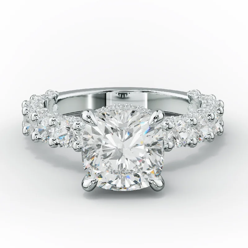 Savannah - Cushion Cut Diamond Engagement Ring