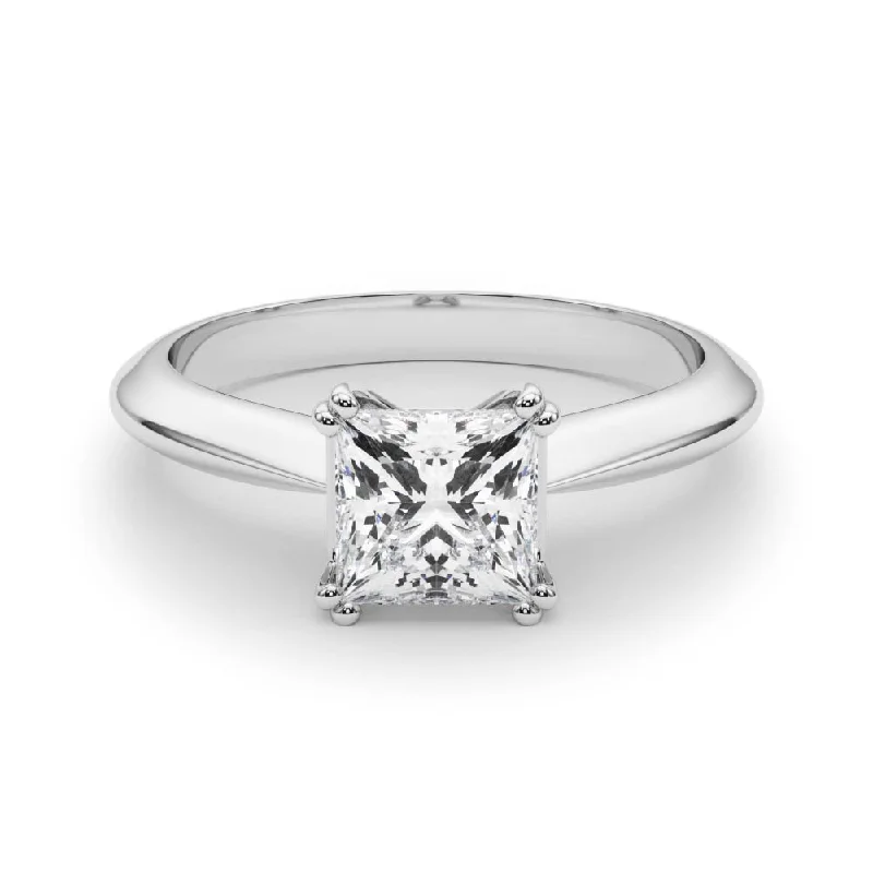 Ava Princess Diamond Solitaire Engagement Ring