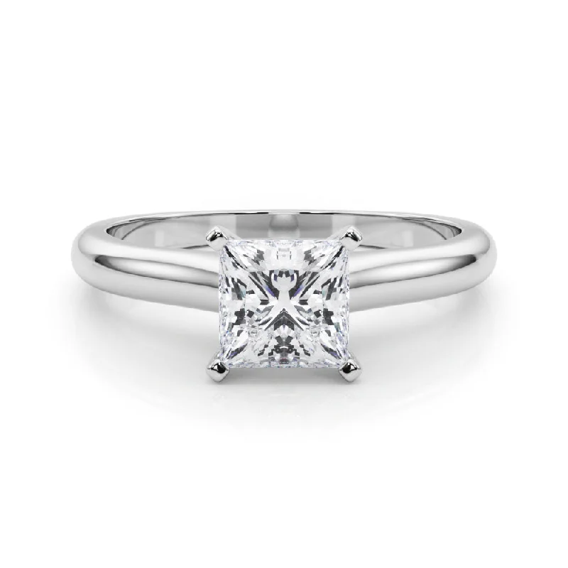 Isabella Princess Diamond Solitaire Engagement Ring