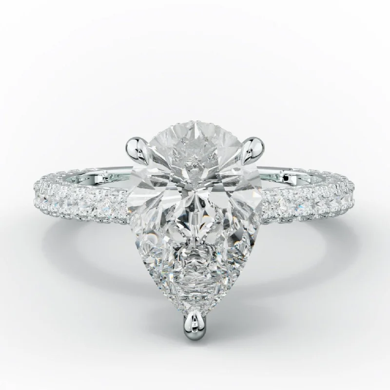 Sofia Pear Shape Diamond Engagement Ring