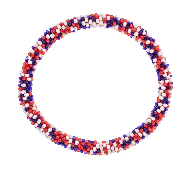 Game Day Roll-On® Bracelet <br> Red, White, & Blue Speckled