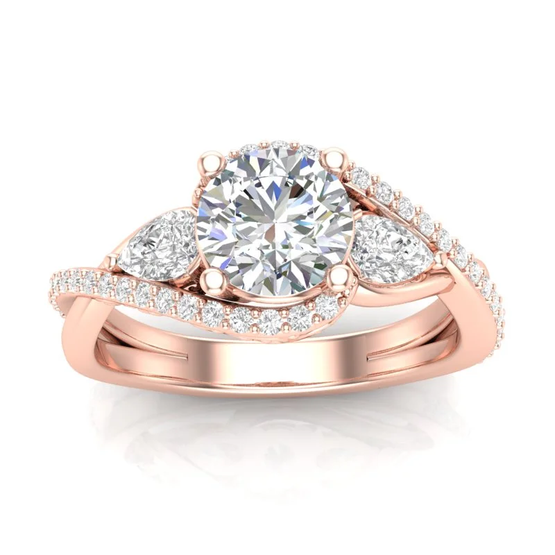 Diamond Engagement Ring Luminar L8775-E 1.76 ctw