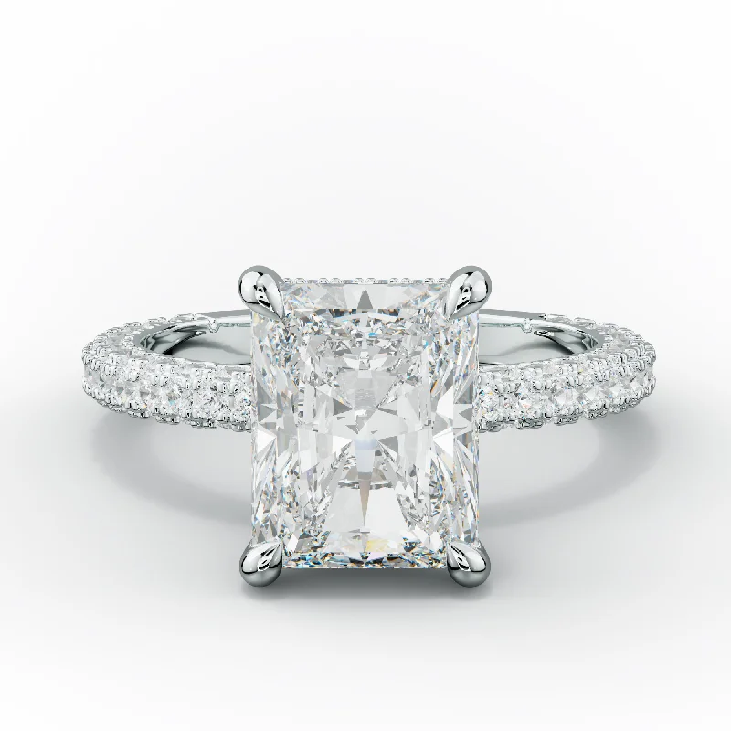 Aurora Radiant Diamond Engagement Ring