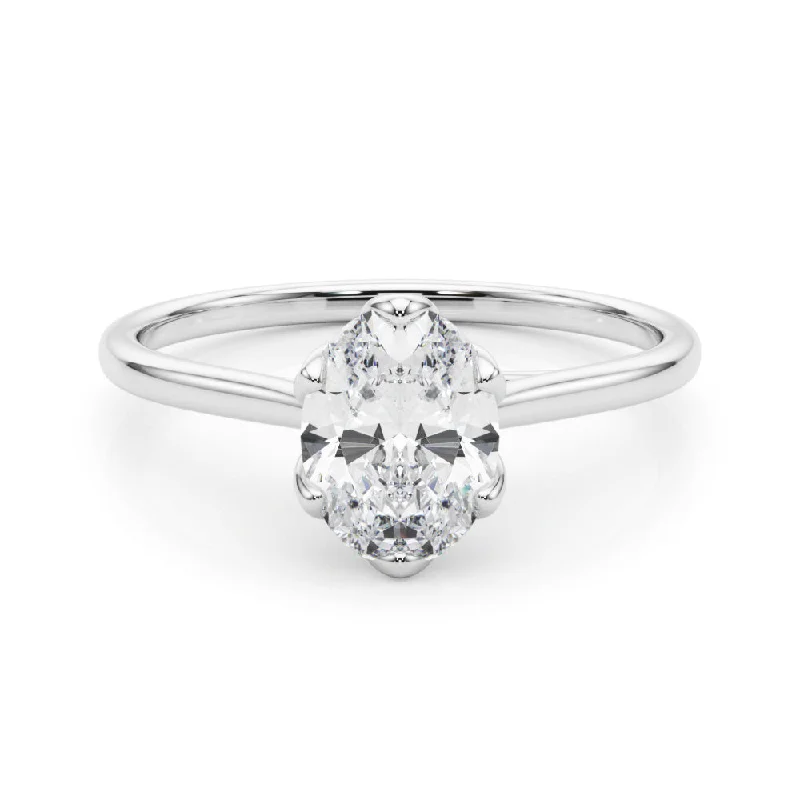 Esme Oval Diamond Solitaire Engagement Ring