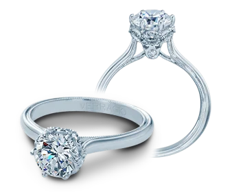 Diamond Engagement Ring Verragio Renaissance Collection 939R7 1.10ctw