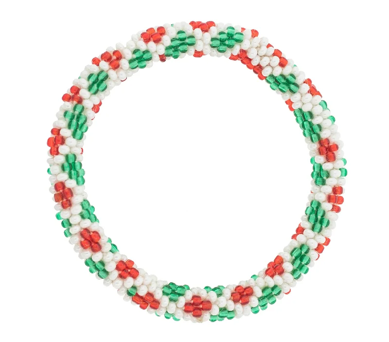 8 inch Roll-On® Bracelet <br> Mistletoe