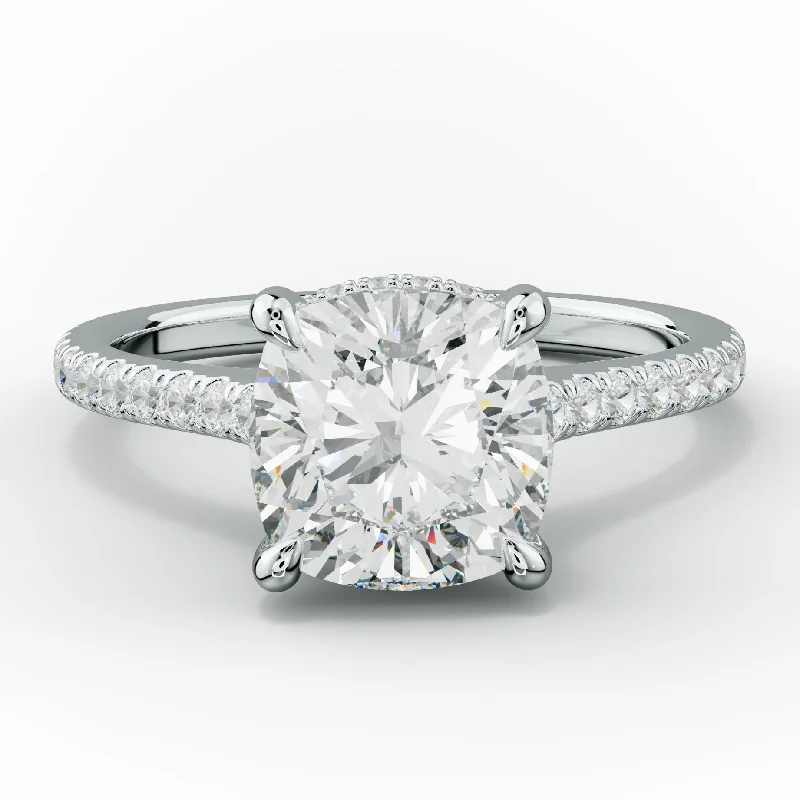 Aria Cushion Cut Diamond Engagement Ring