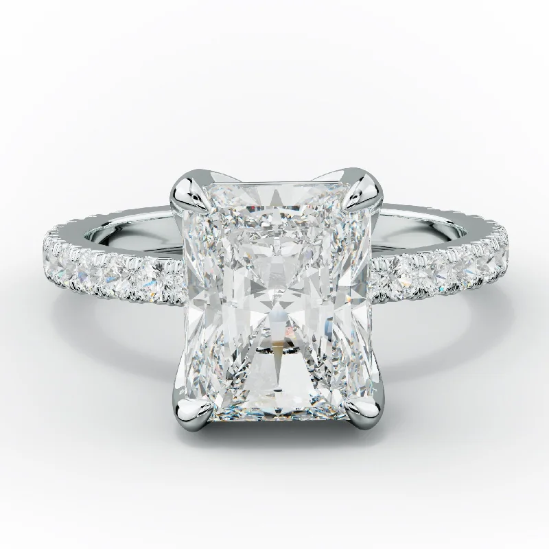 Evelyn Radiant Cut Diamond Engagement Ring