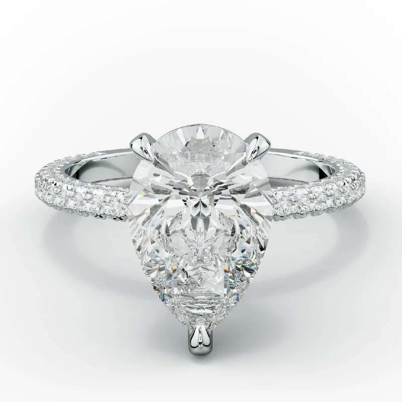 Sofia Pear Shape Diamond Engagement Ring